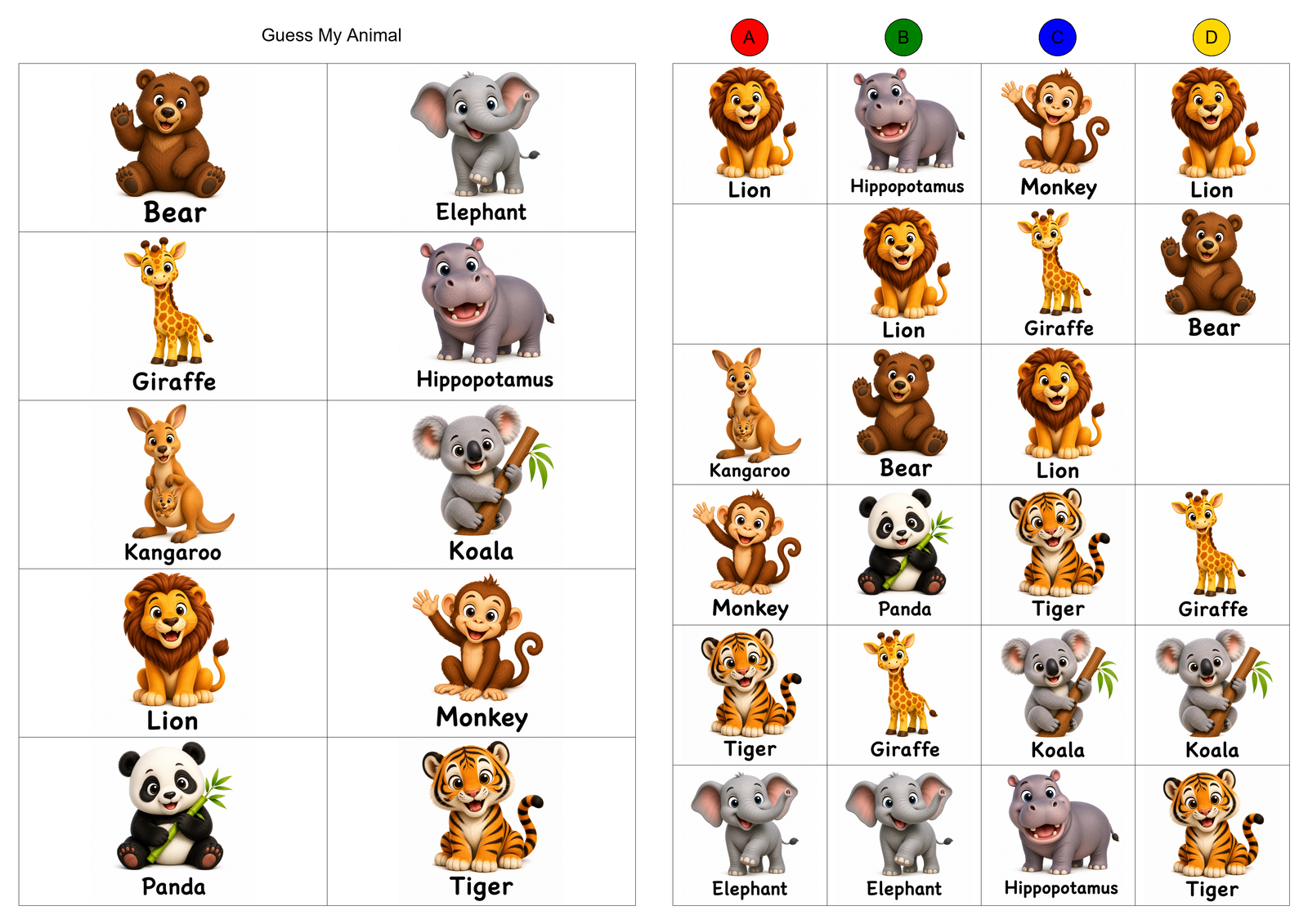 Animal Alternative Set