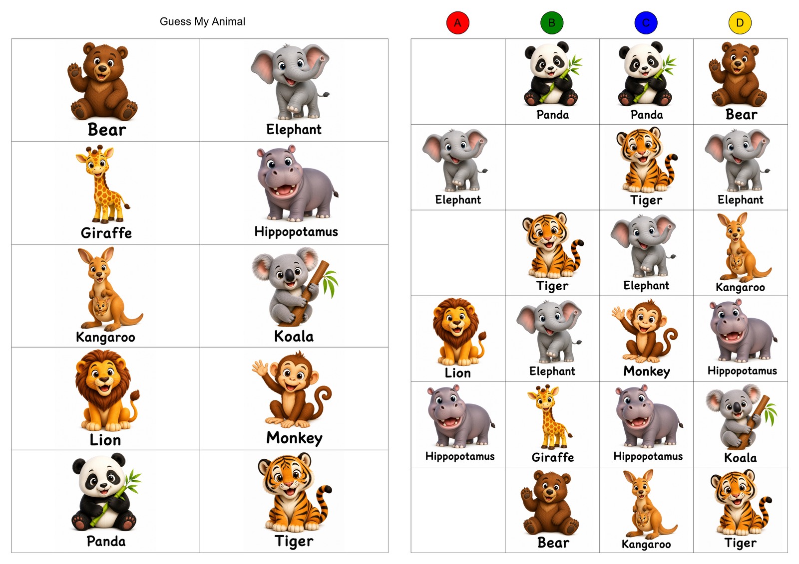 Animal Classic Set