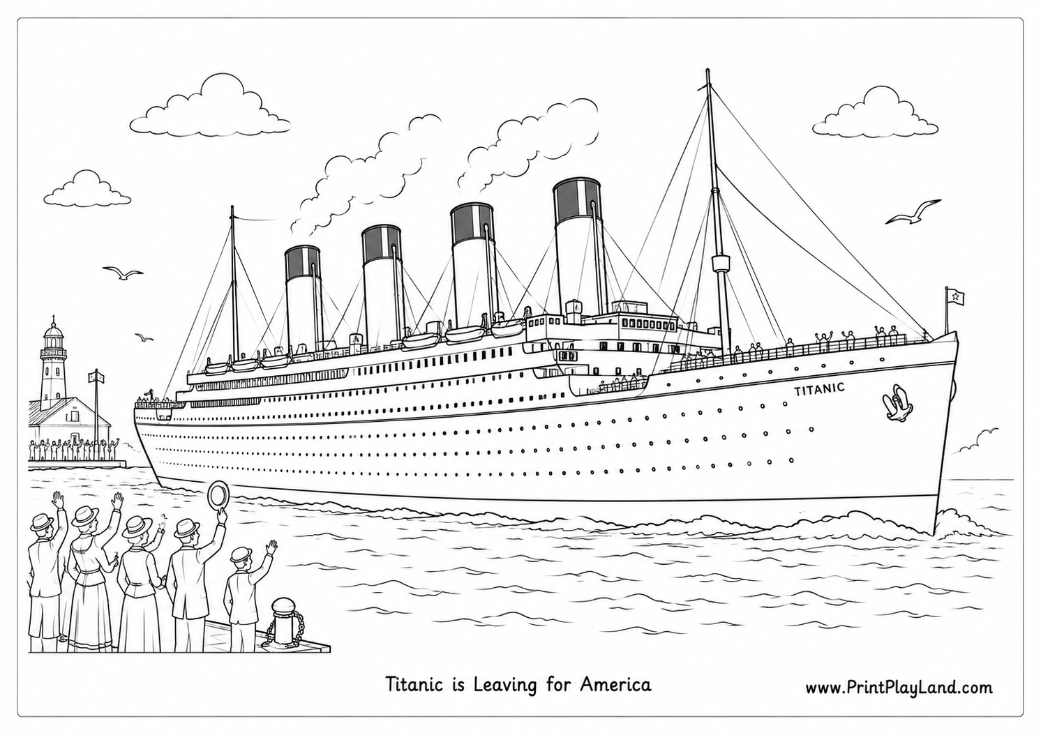 Vintage Ocean Liner