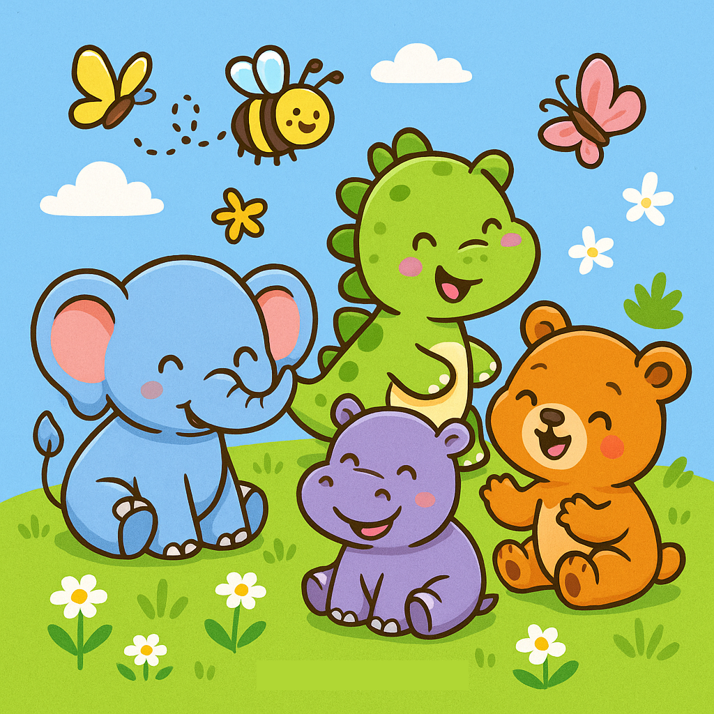 Kids coloring fun at PrintPlayland