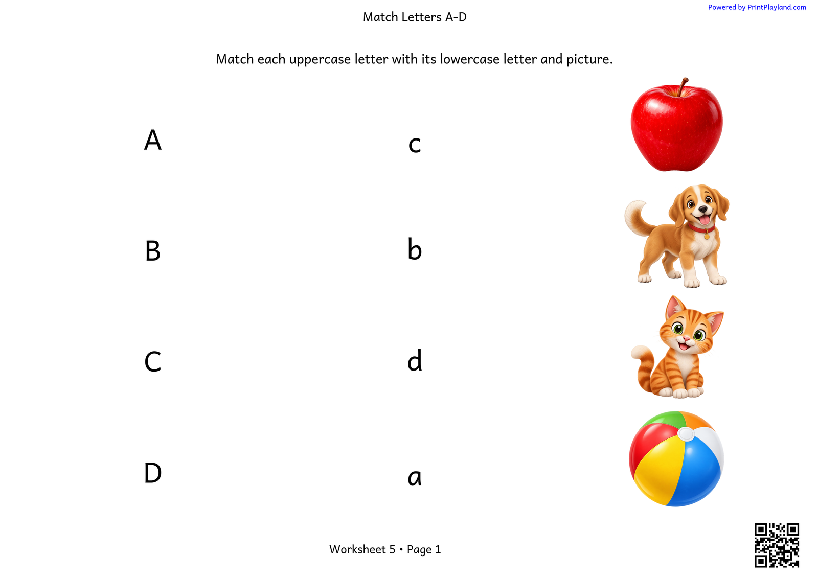 Letter to Picture Matching