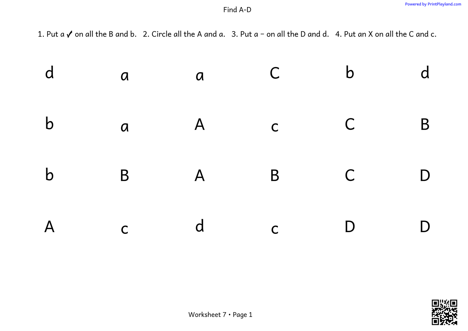 Find the Letter