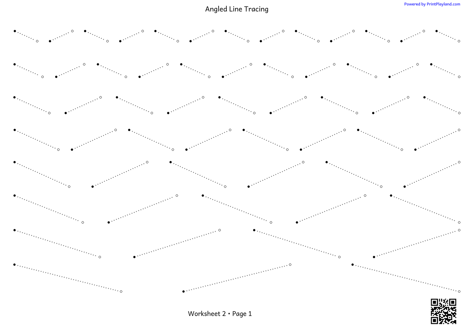 Angled and Curved Line Tracing