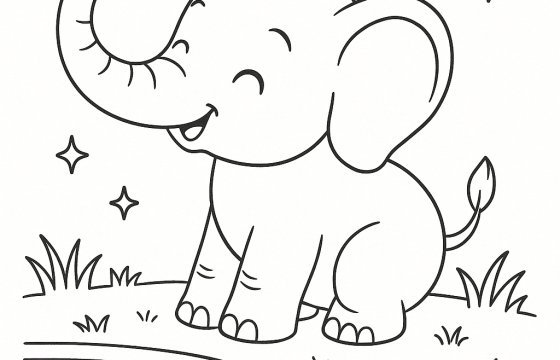 Baby Elephant Playing